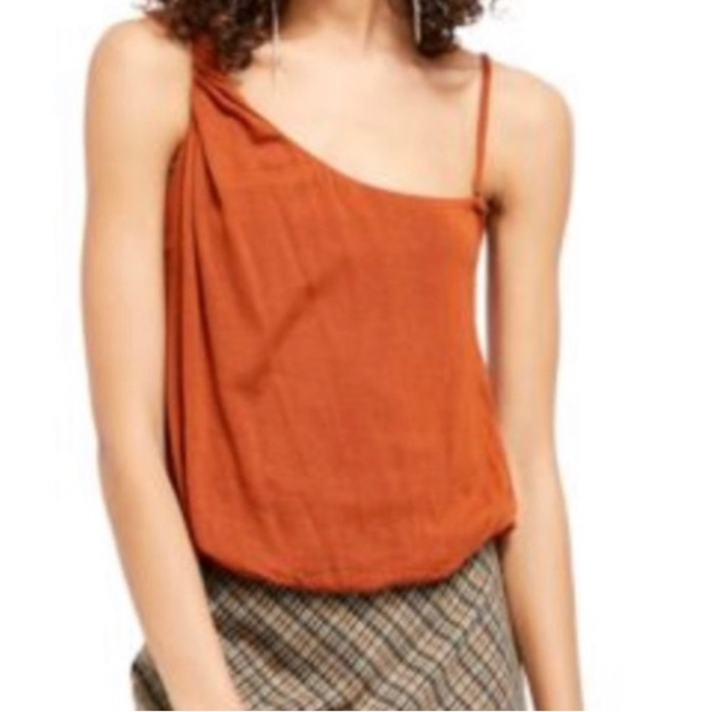 Free People Marina One shoulder tank